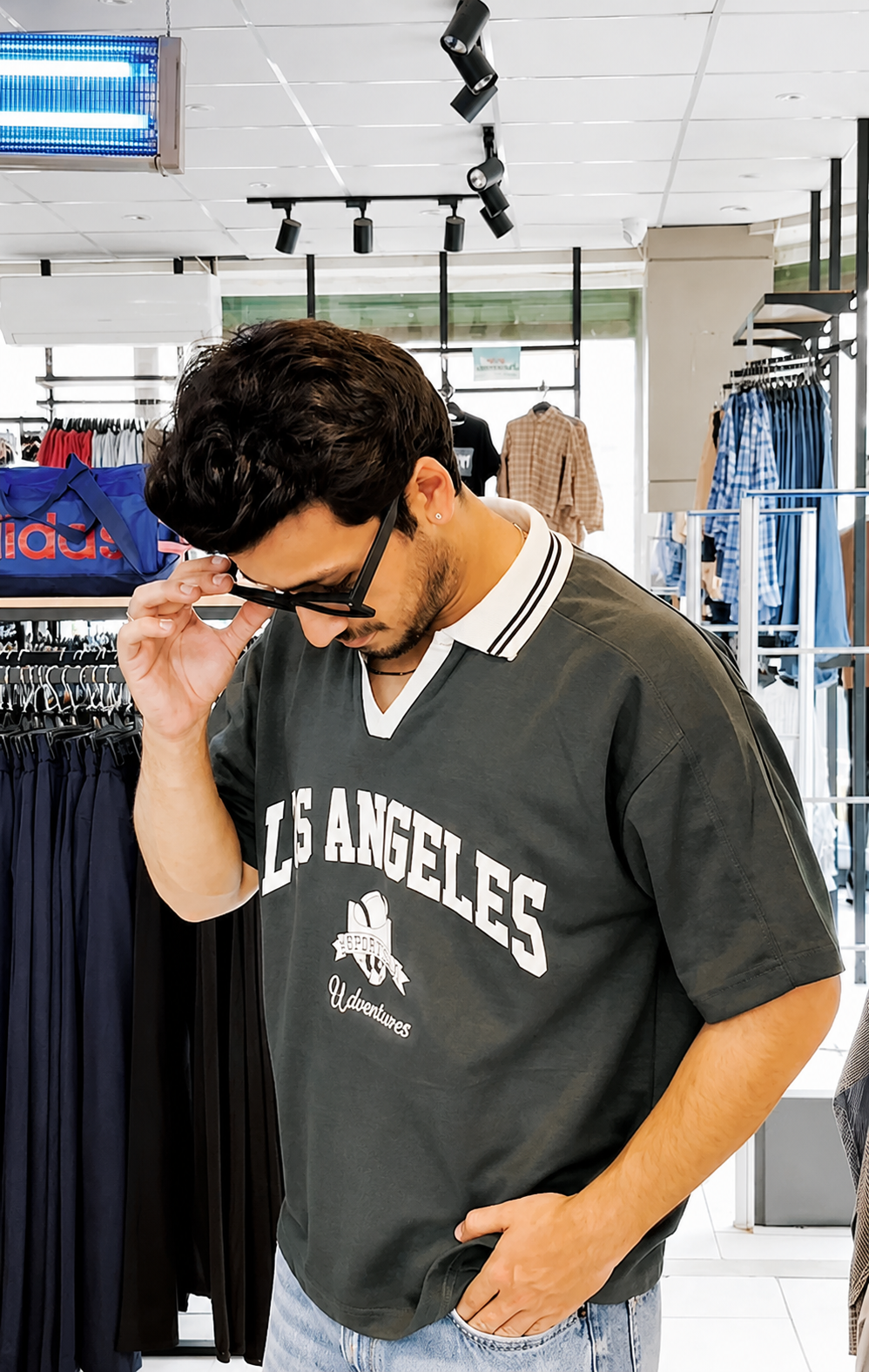 Vintage Oversized Polo T-Shirt
