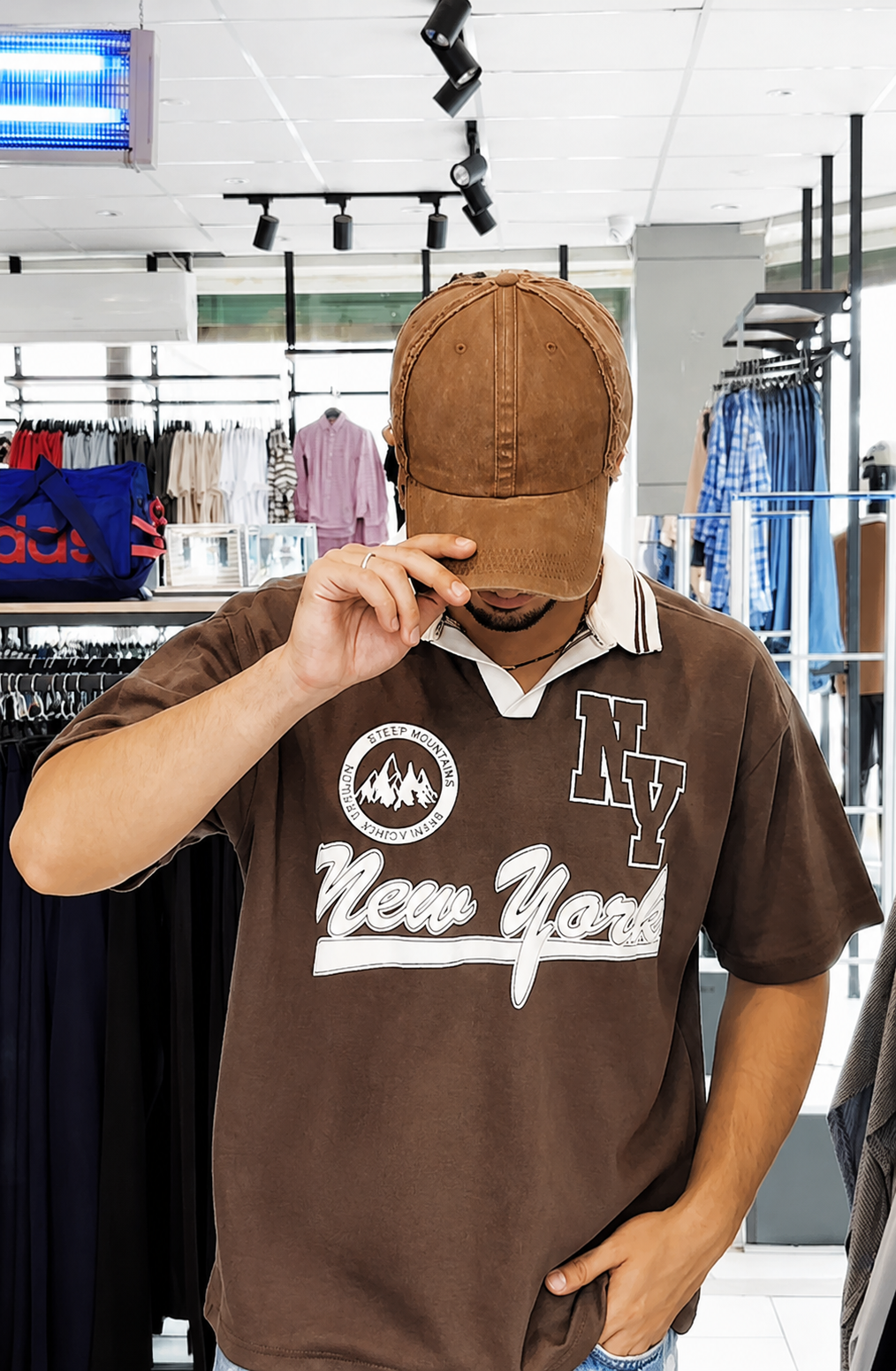 Vintage Oversized Polo T-Shirt