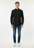 Men's Casual Shirt - Black (Ralph Lauren Brand) MS-08