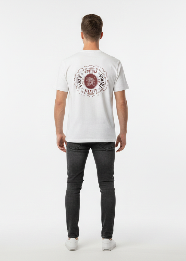 Mens Oversized T-shirt - White (Pegador Brand) - (MT-07)