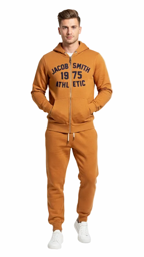 Tracksuit for Mens in Light Brown Color (Jacob Smith Brand)