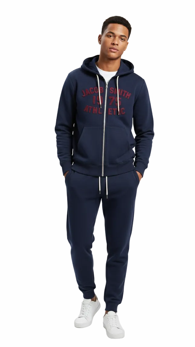 Tracksuit for Mens in Navy Blue Color (Jacob Smith Brand)
