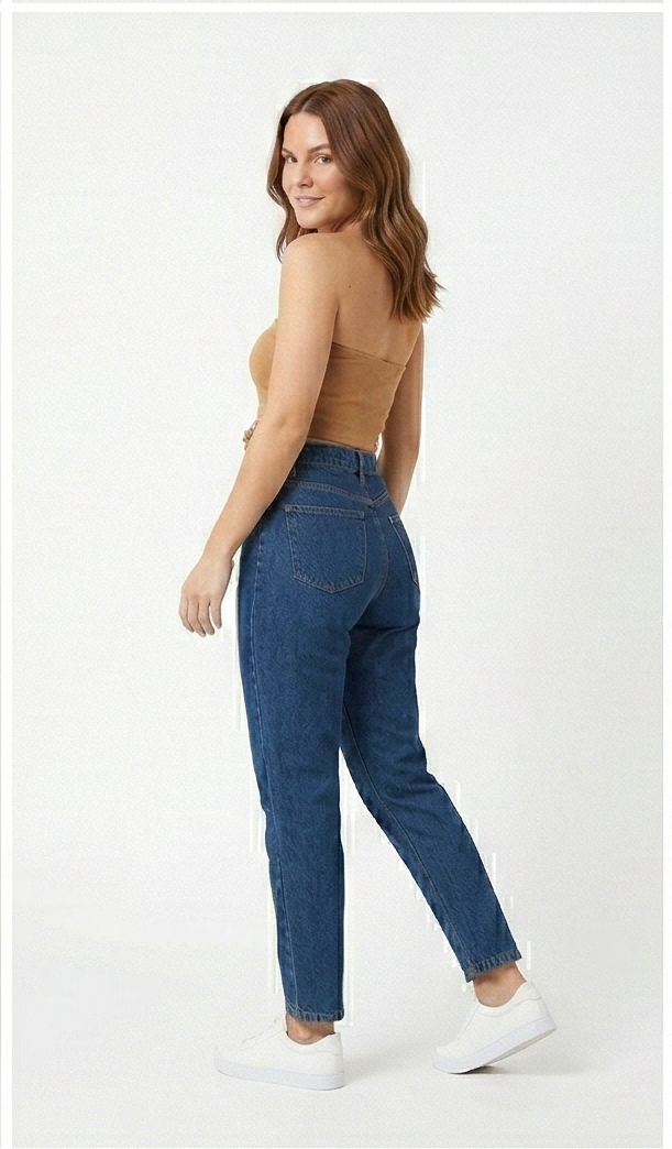 Lace-Up Front Strapless Tube Top in Camel Brown W-27