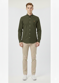 Men's Casual Shirt - Bottle Green (Ralph Lauren Brand) MS-04