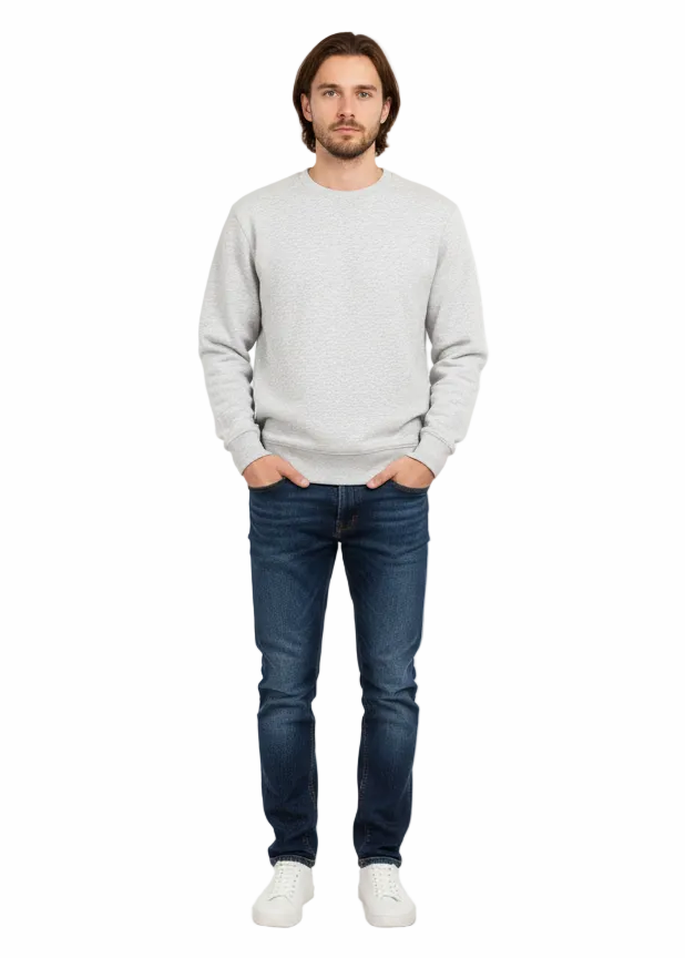 Mens Sweatshirt - Gray (Stylus Brand)