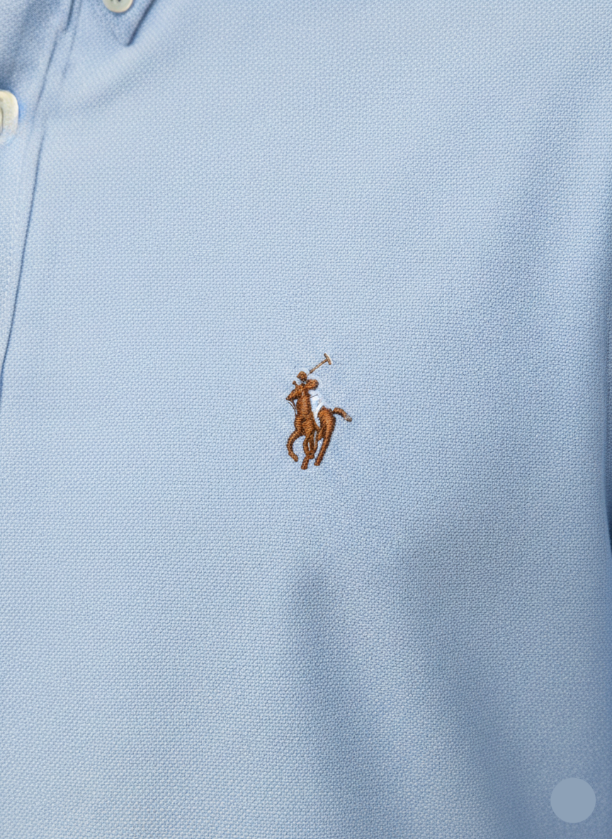 Men's Casual Shirt - Light Blue (Ralph Lauren Brand) MS-03