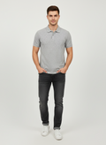 Mens Polo T-shirt - Light Gray (Splash Brand) - MPT01