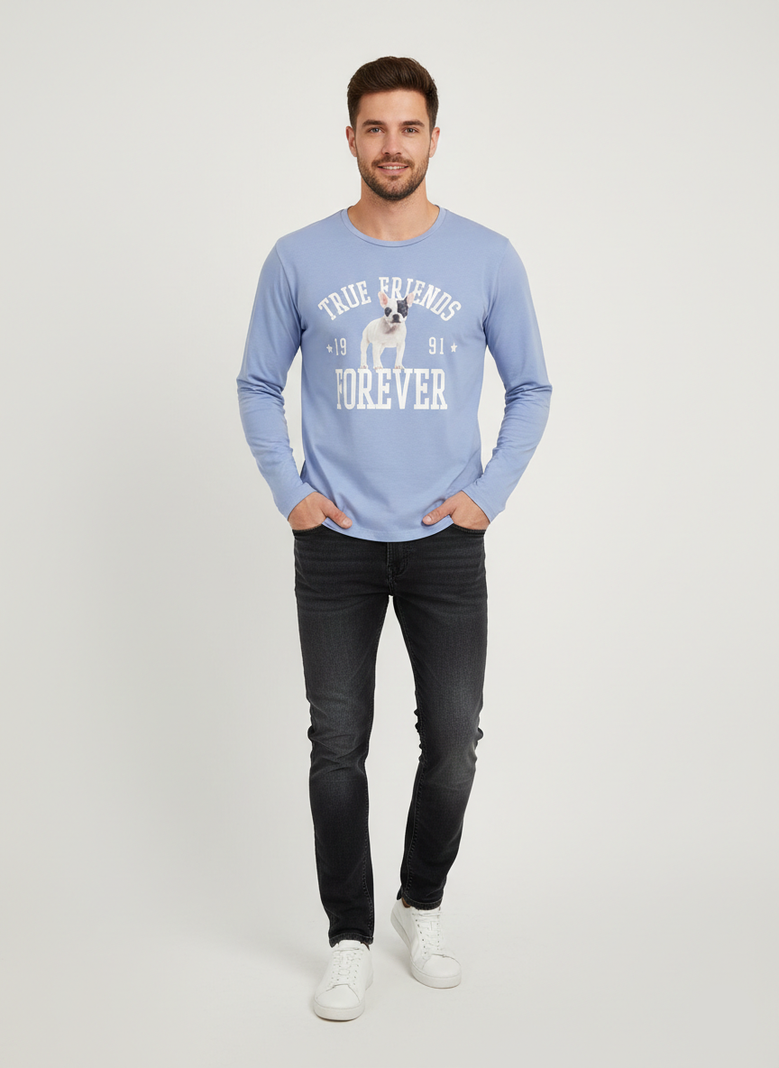 Mens Full Sleeves T-shirt (Zara Brand) - MPT-05