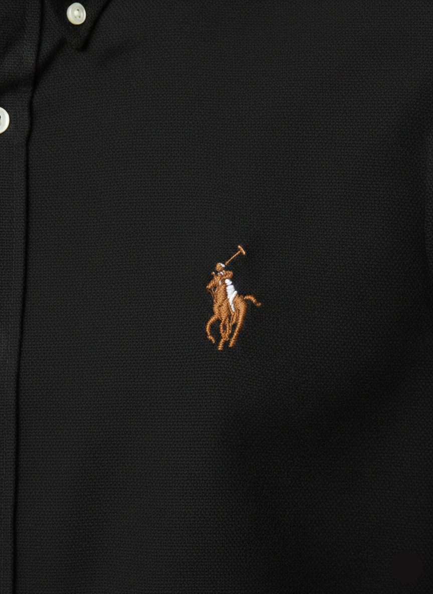 Men's Casual Shirt - Black (Ralph Lauren Brand) MS-08