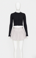Girls Crop-Top - Black