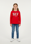 Kids Girl T-shirt - Red Color (H & M) - GT26