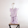 Lily Girls’ Purple Floral Cotton Co-ord Set