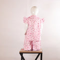 Lily Pink Blossom Girls’ Cotton Co-ord Set