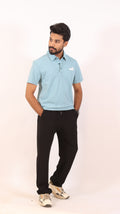 Sky Blue Performance Polo Shirt