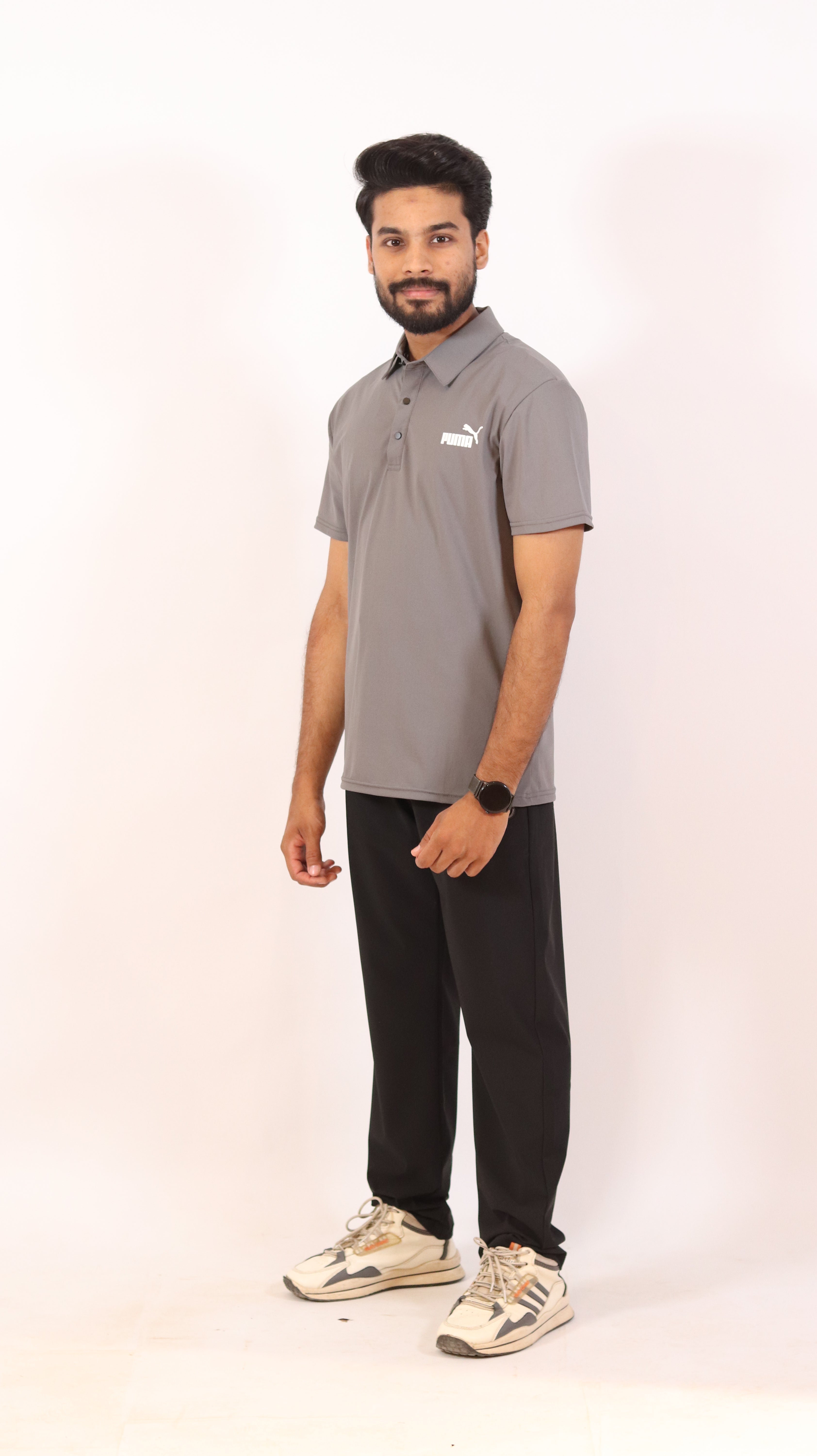 Men’s Puma Grey Polo