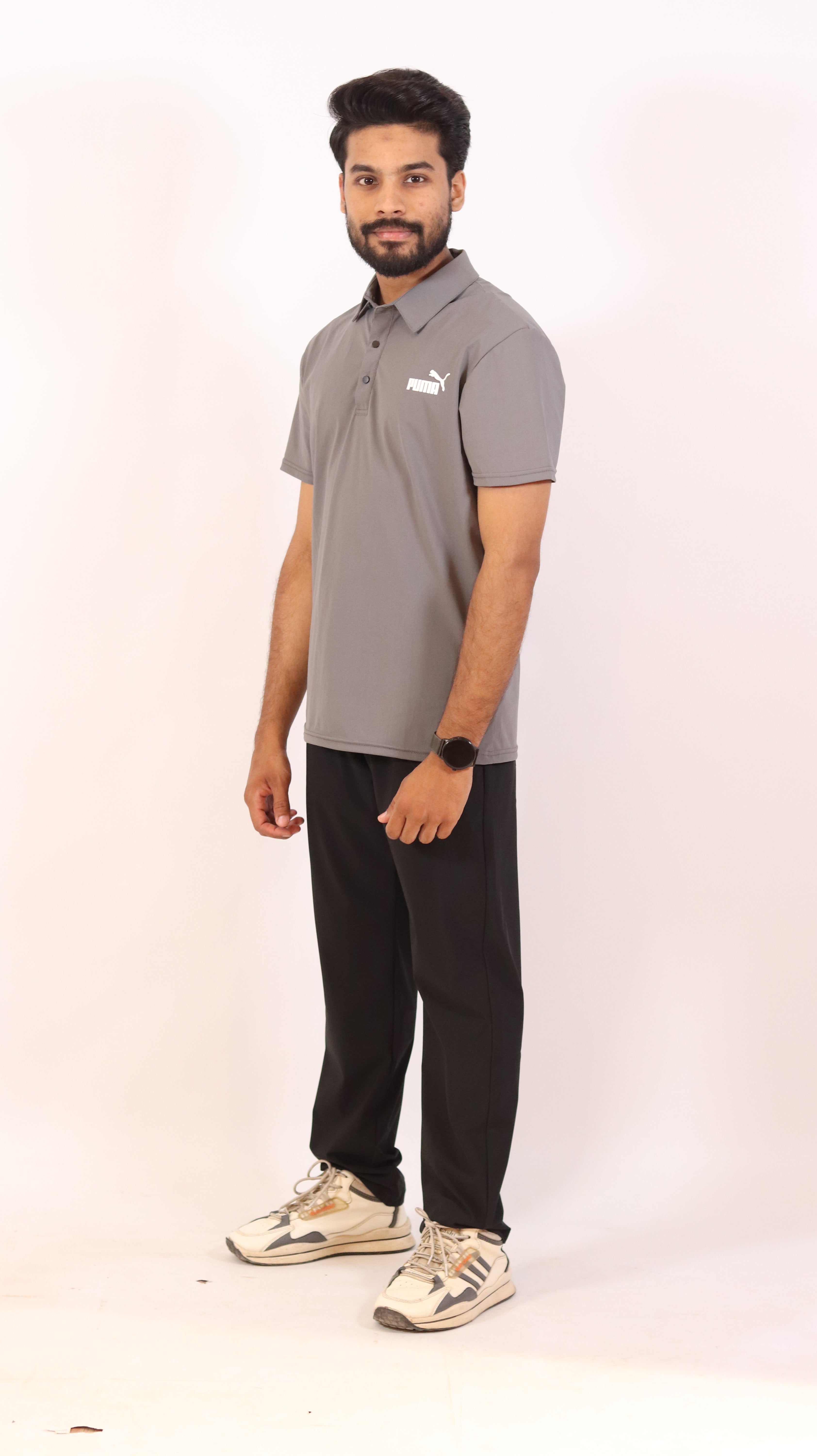 Men’s Puma Grey Polo
