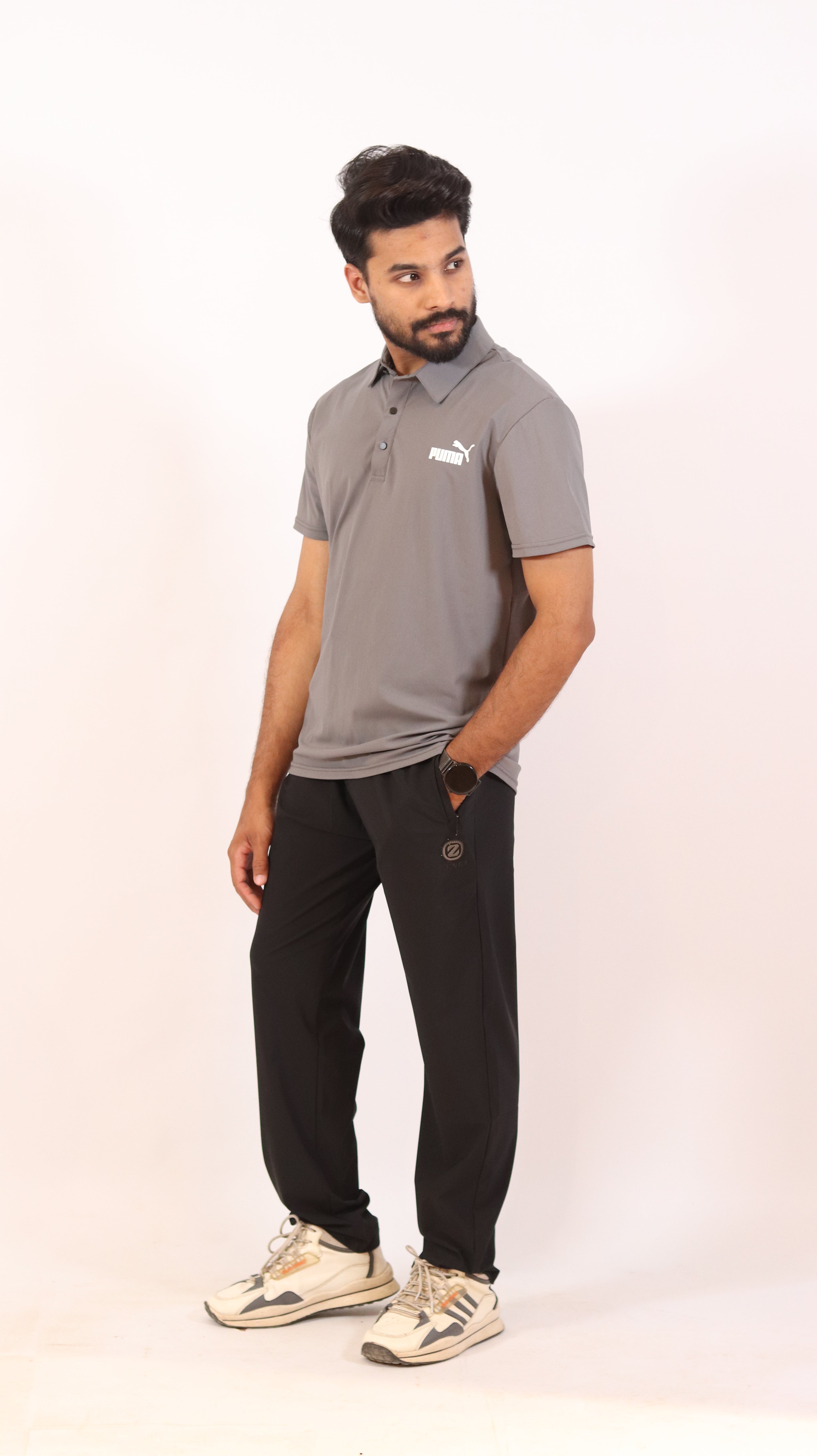 Men’s Puma Grey Polo