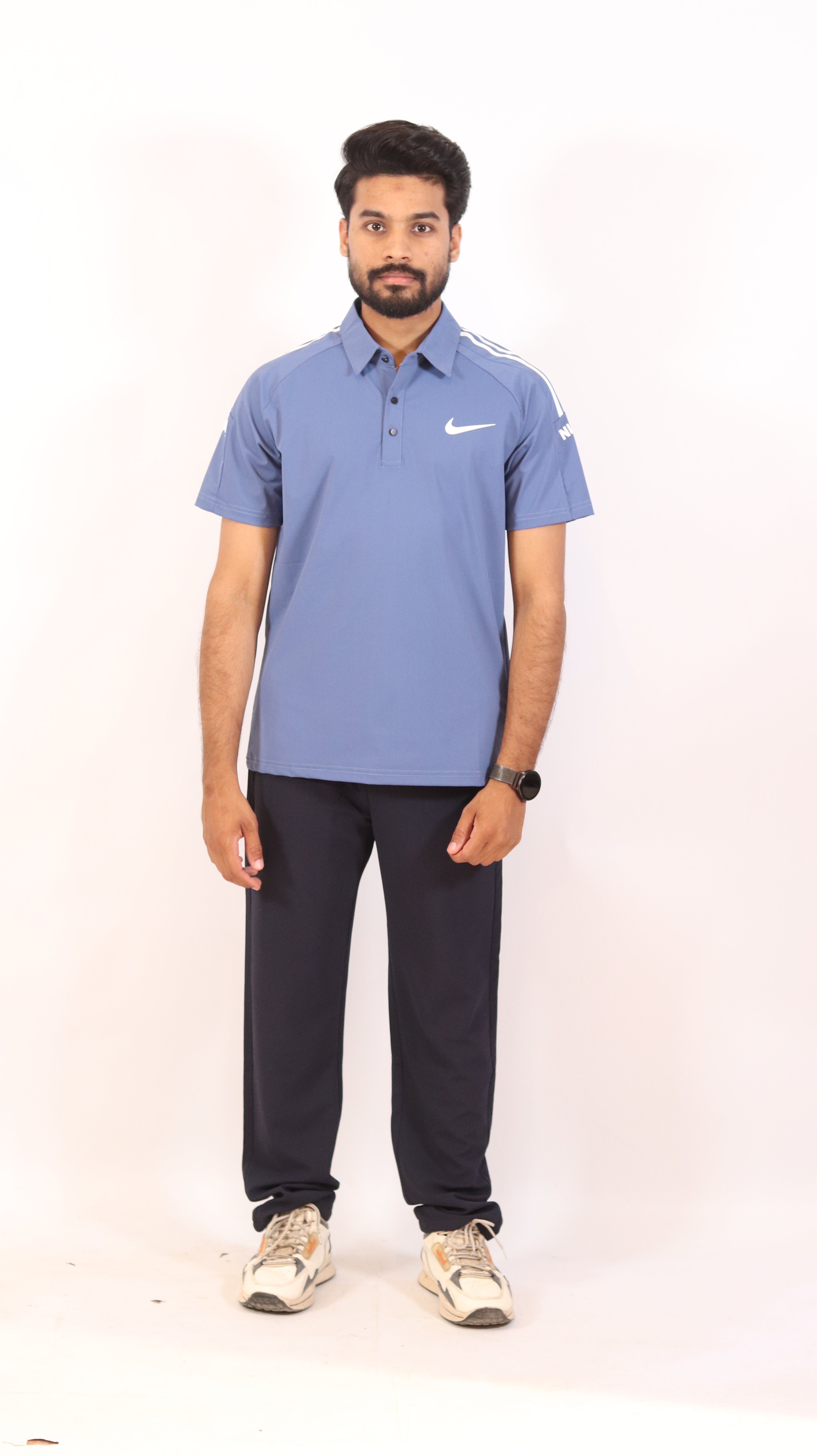 Men’s Nike Steel Blue Polo