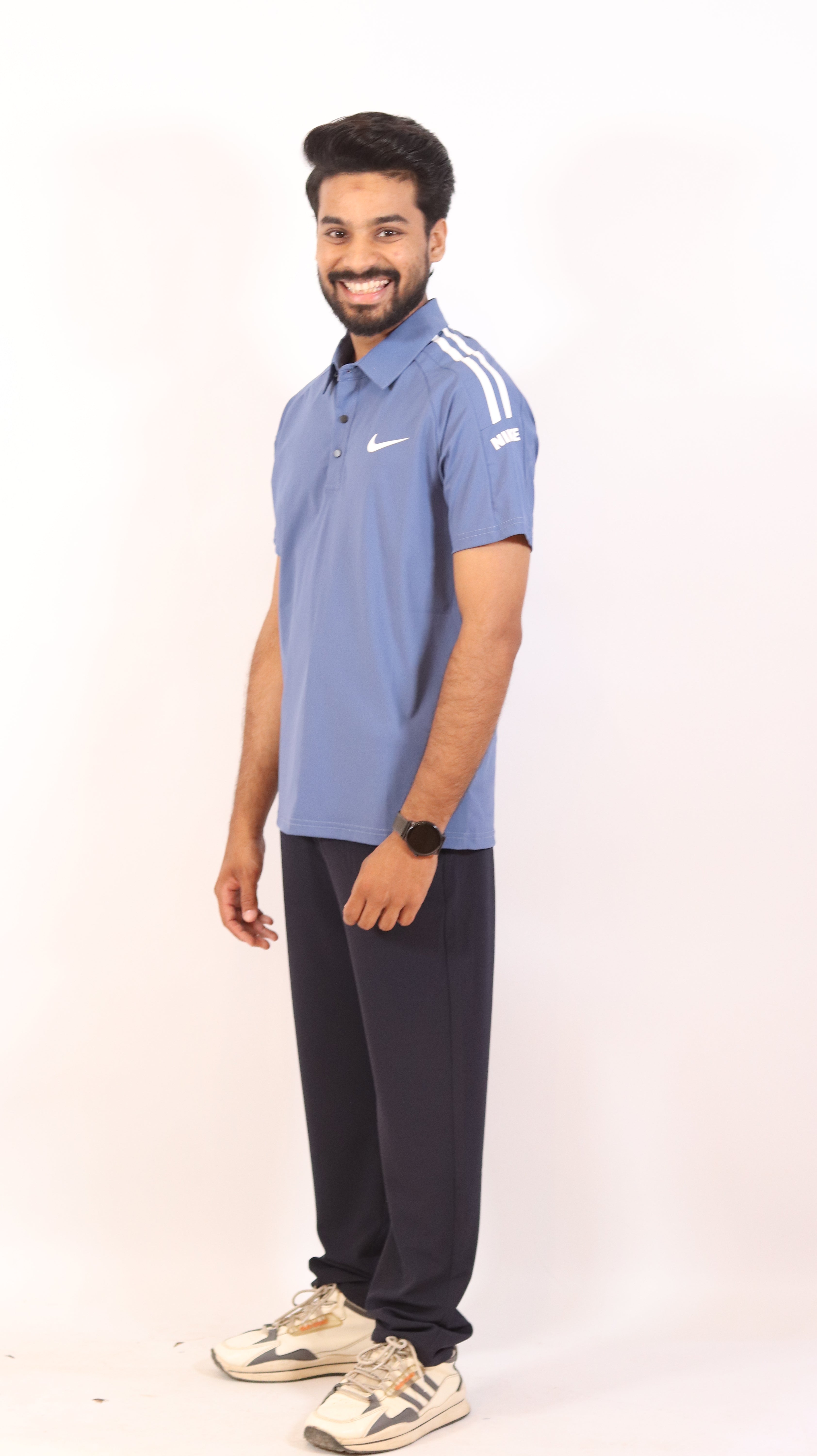Men’s Nike Steel Blue Polo
