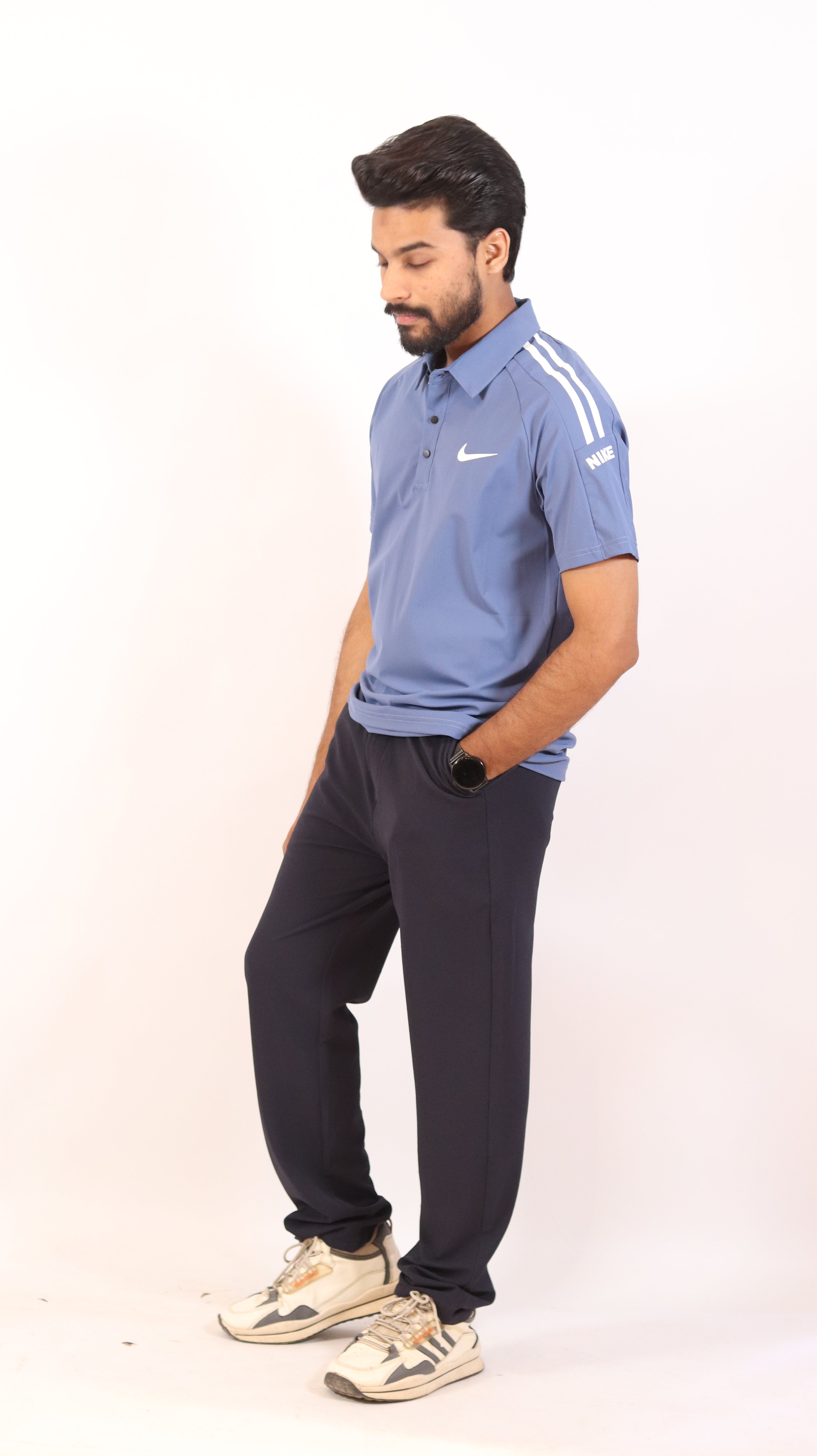 Men’s Nike Steel Blue Polo