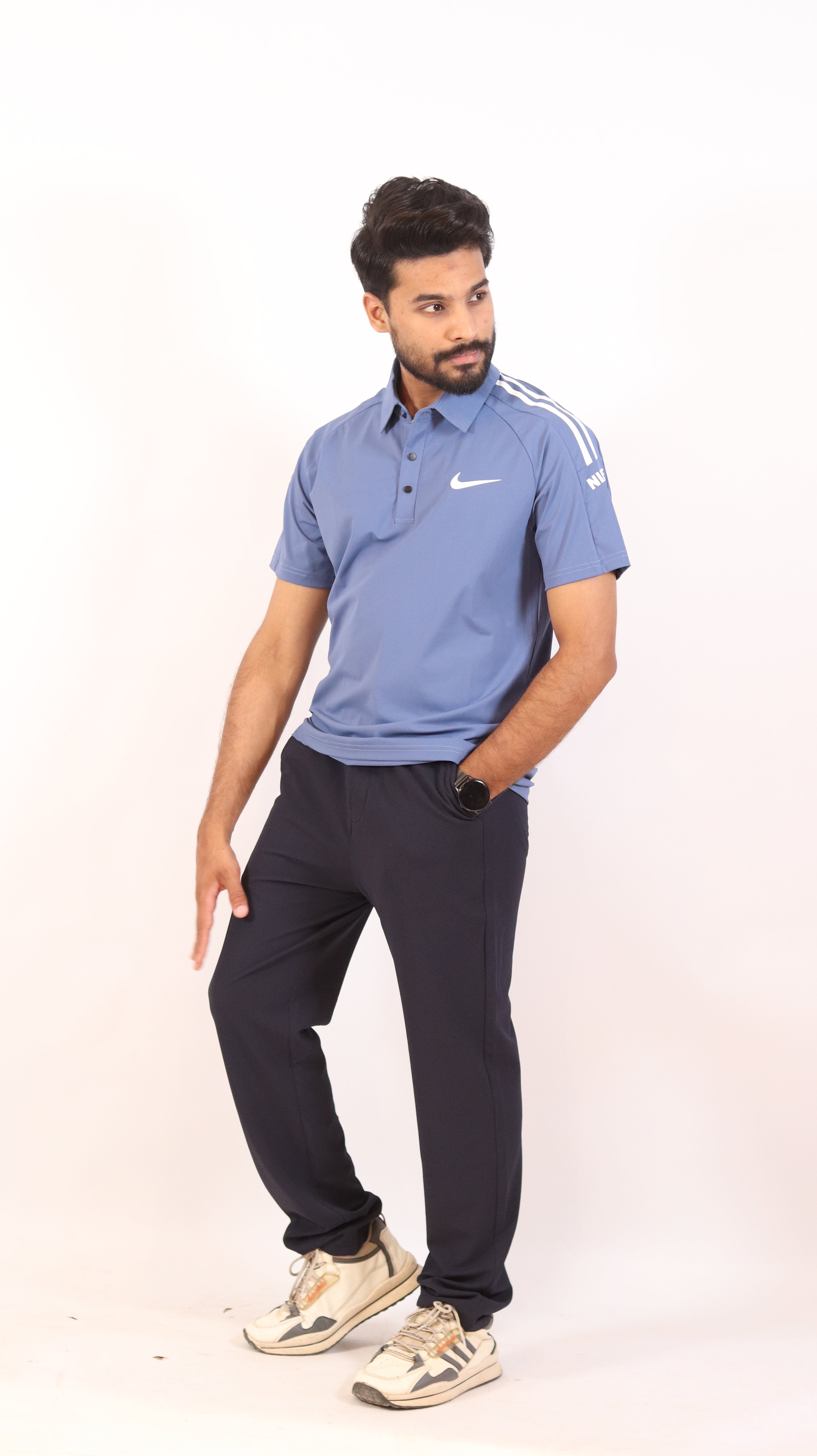 Men’s Nike Steel Blue Polo