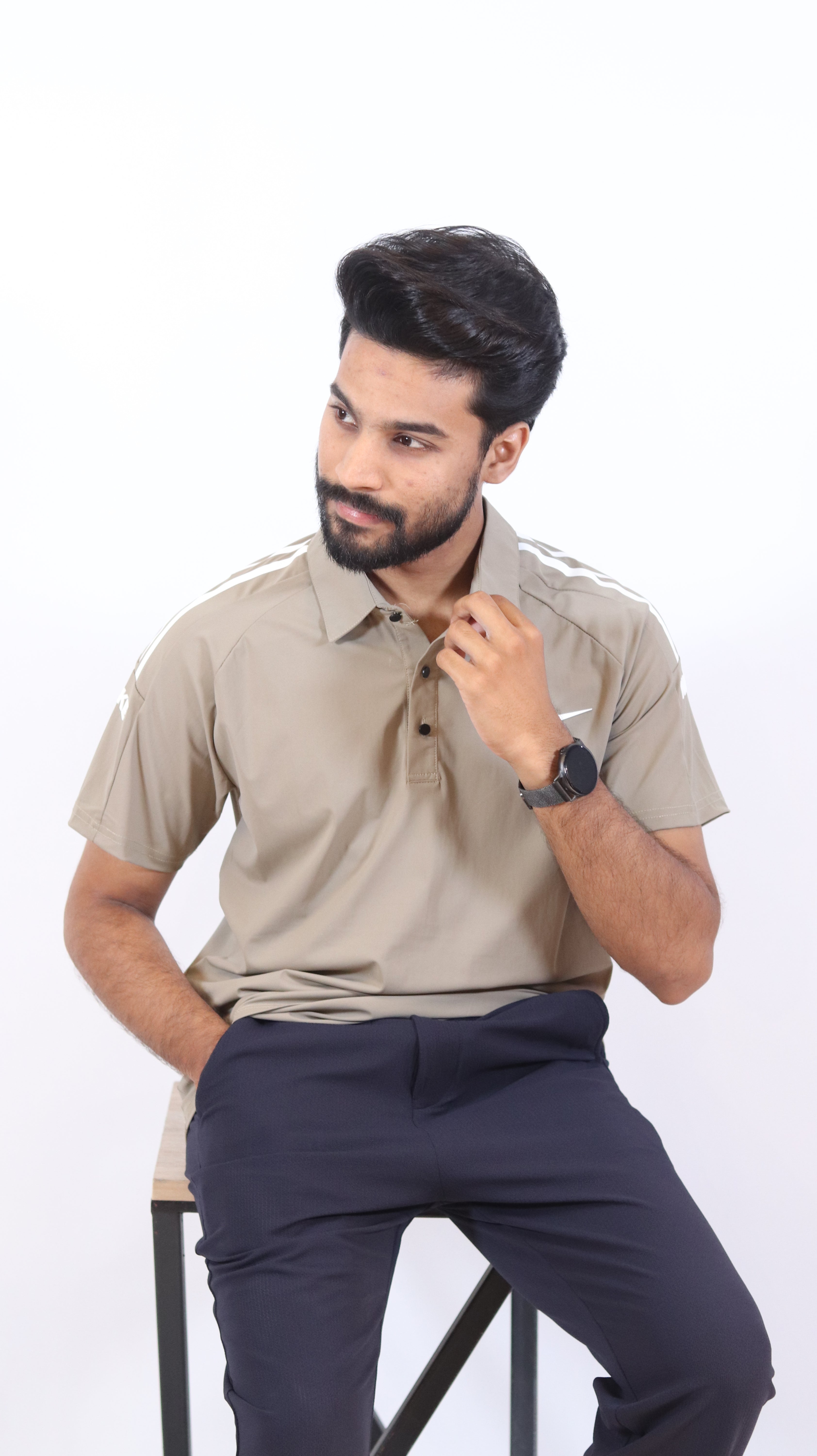 Men’s Nike Beige Polo