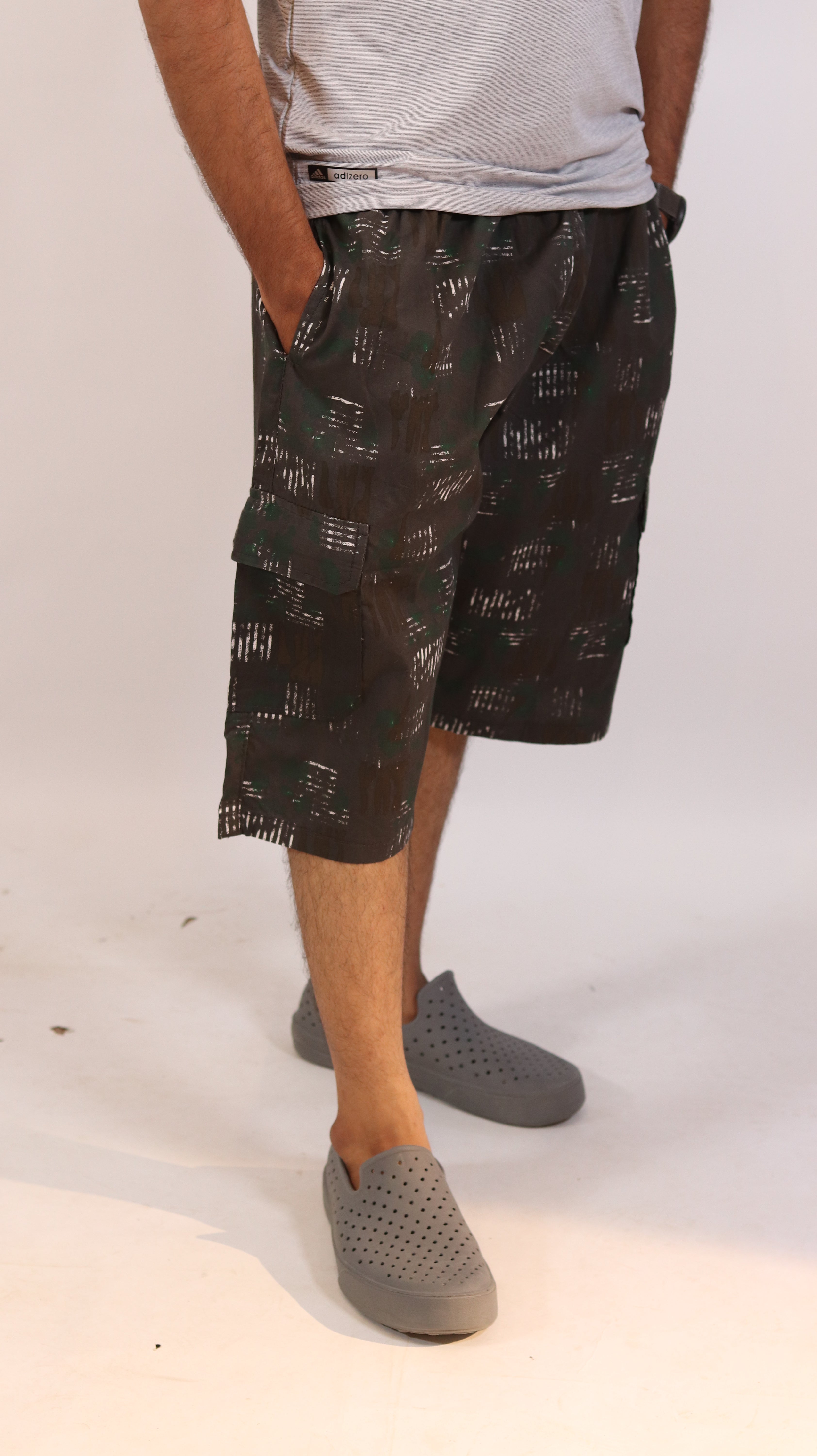 Urban Camo Printed Cargo Shorts