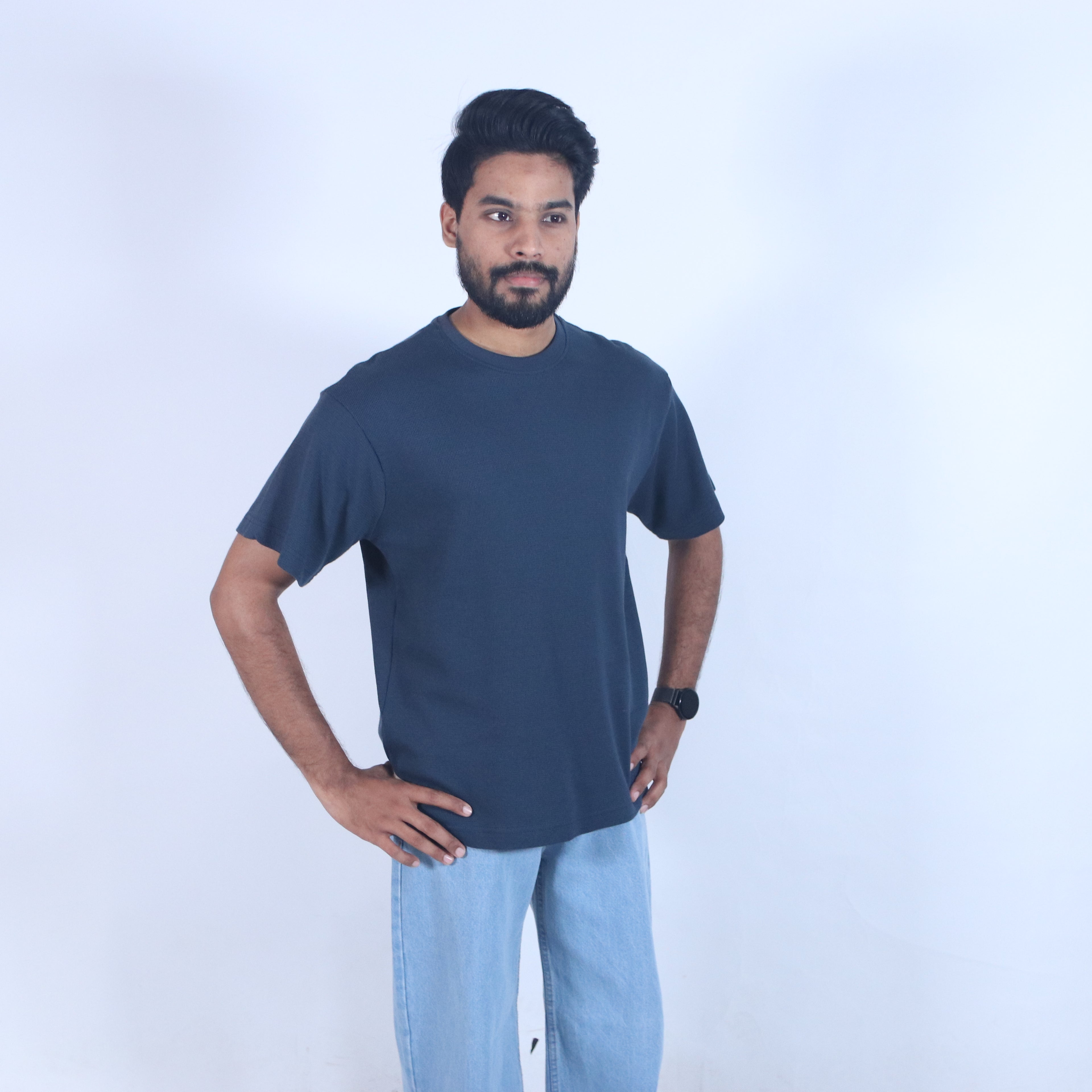 Midnight Charcoal Oversized T-Shirt