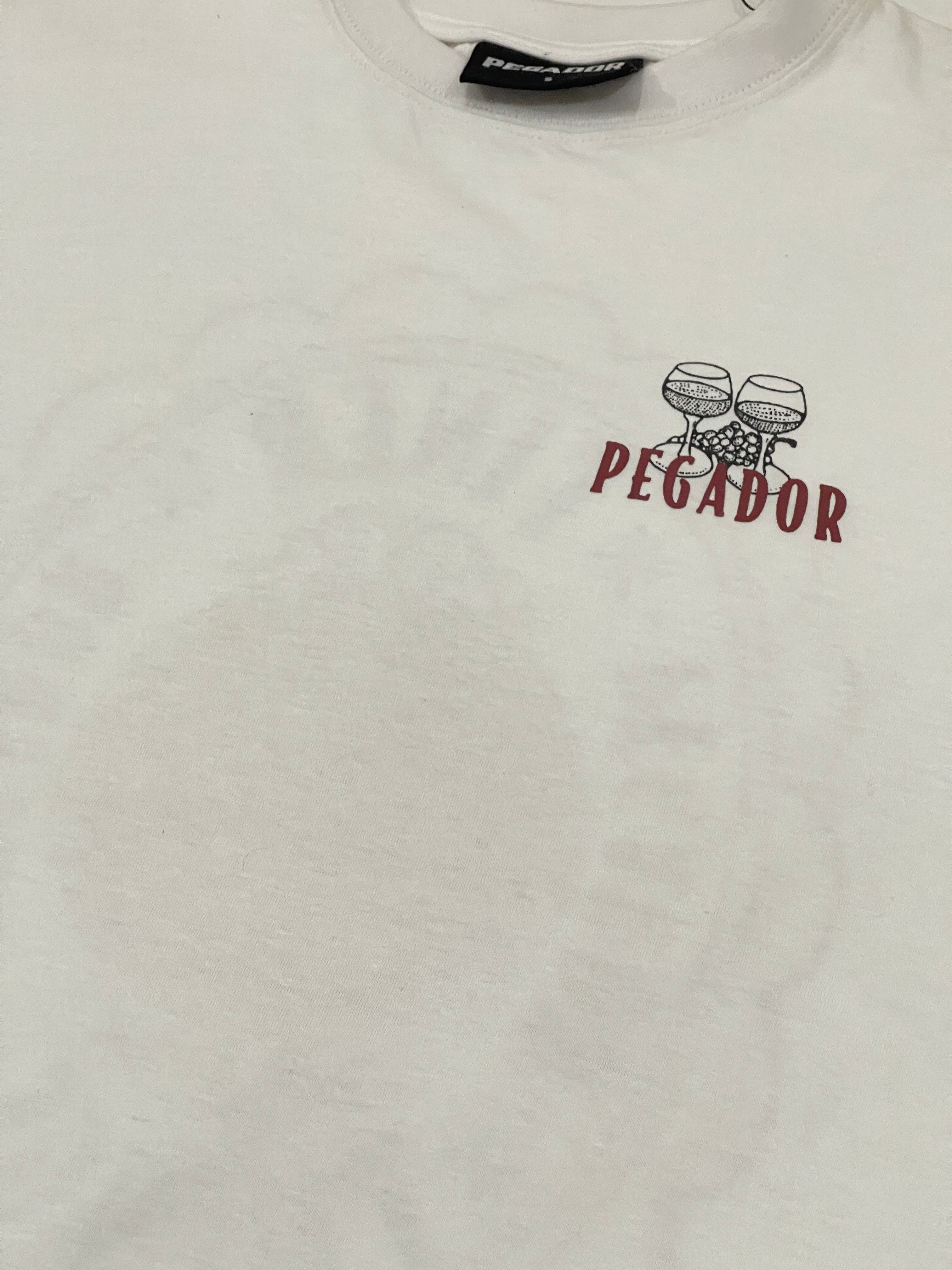 Mens Oversized T-shirt - White (Pegador Brand) - (MT-07)