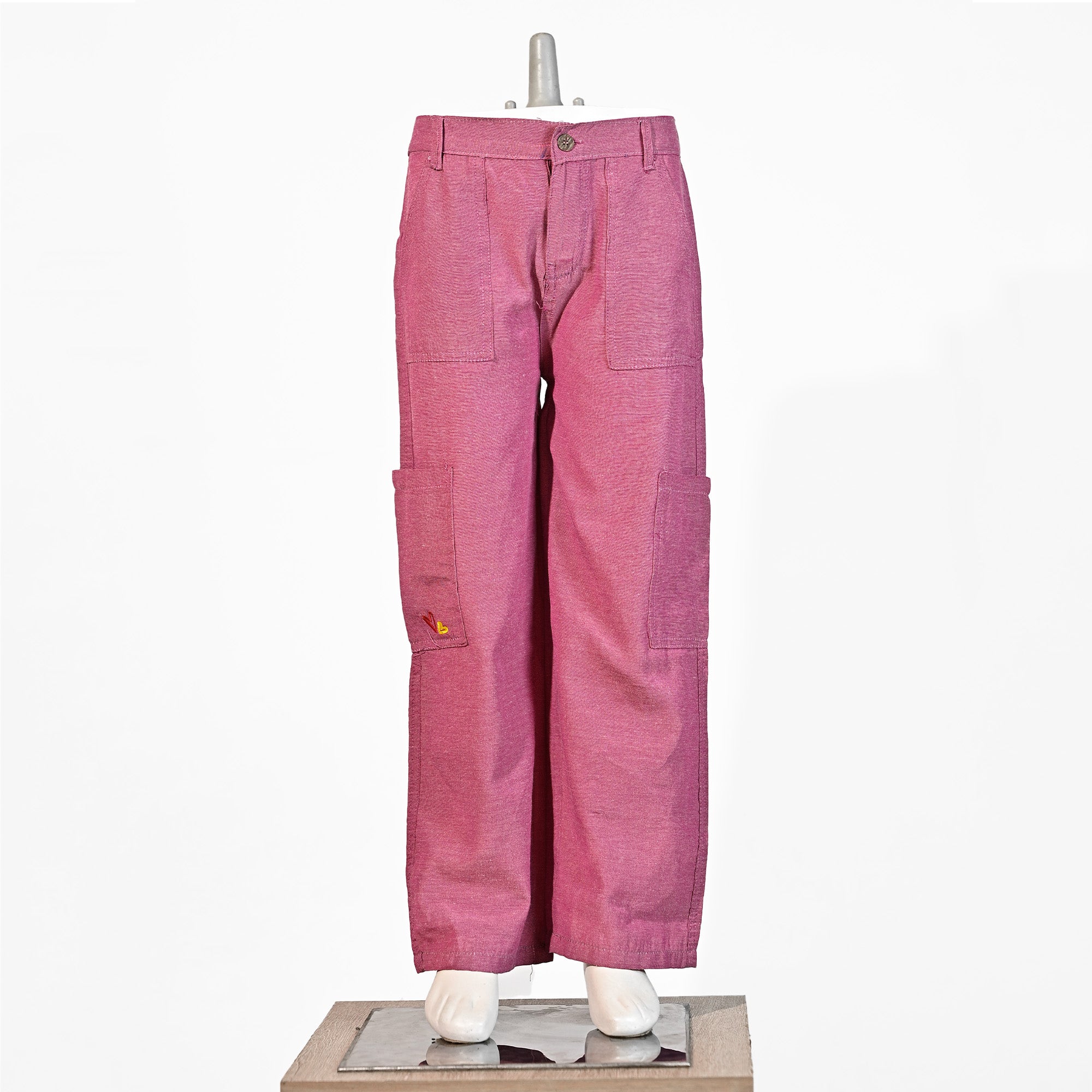 Pink Utility Cargo Pants