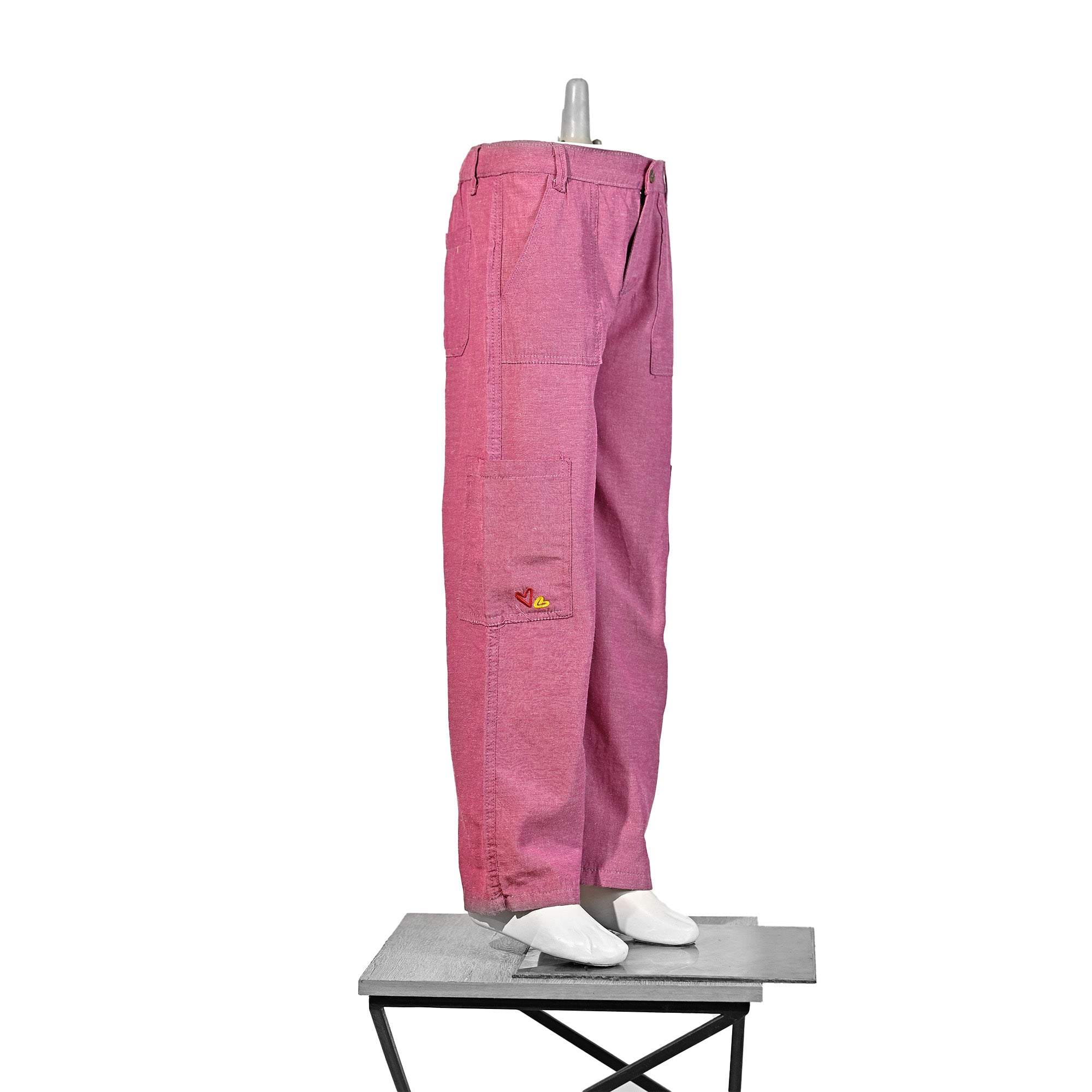 Pink Utility Cargo Pants