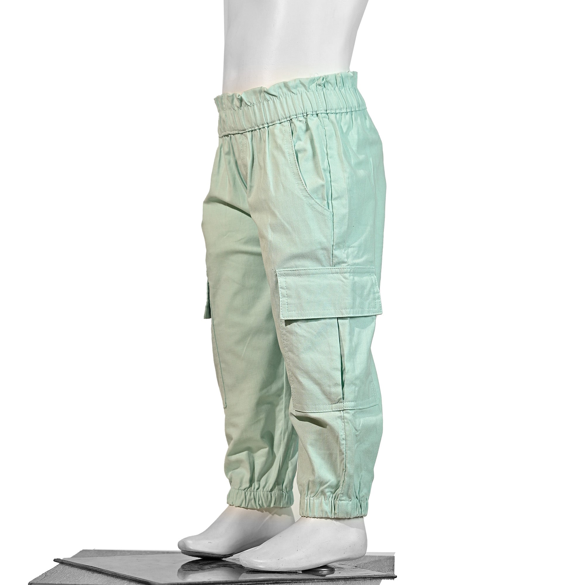 Mint Green Utility Cargo Pants