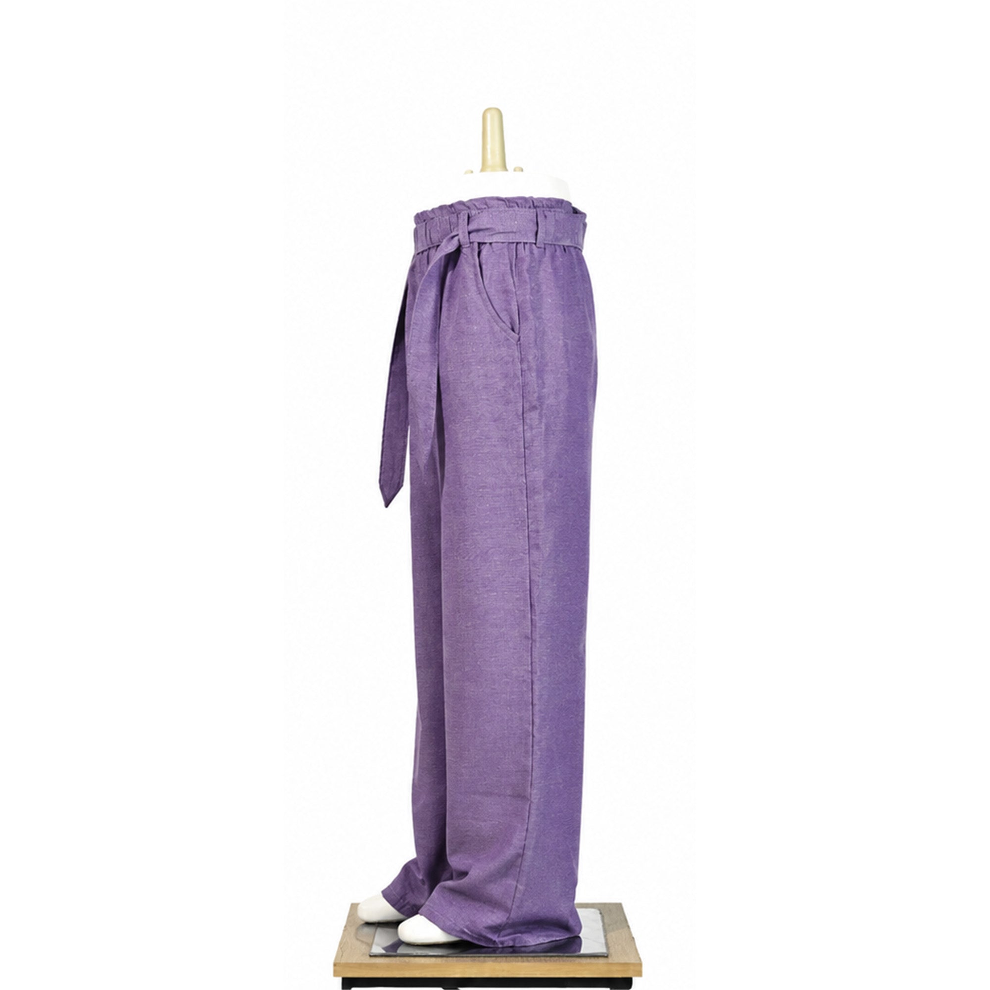Lavender Wide Leg Trousers