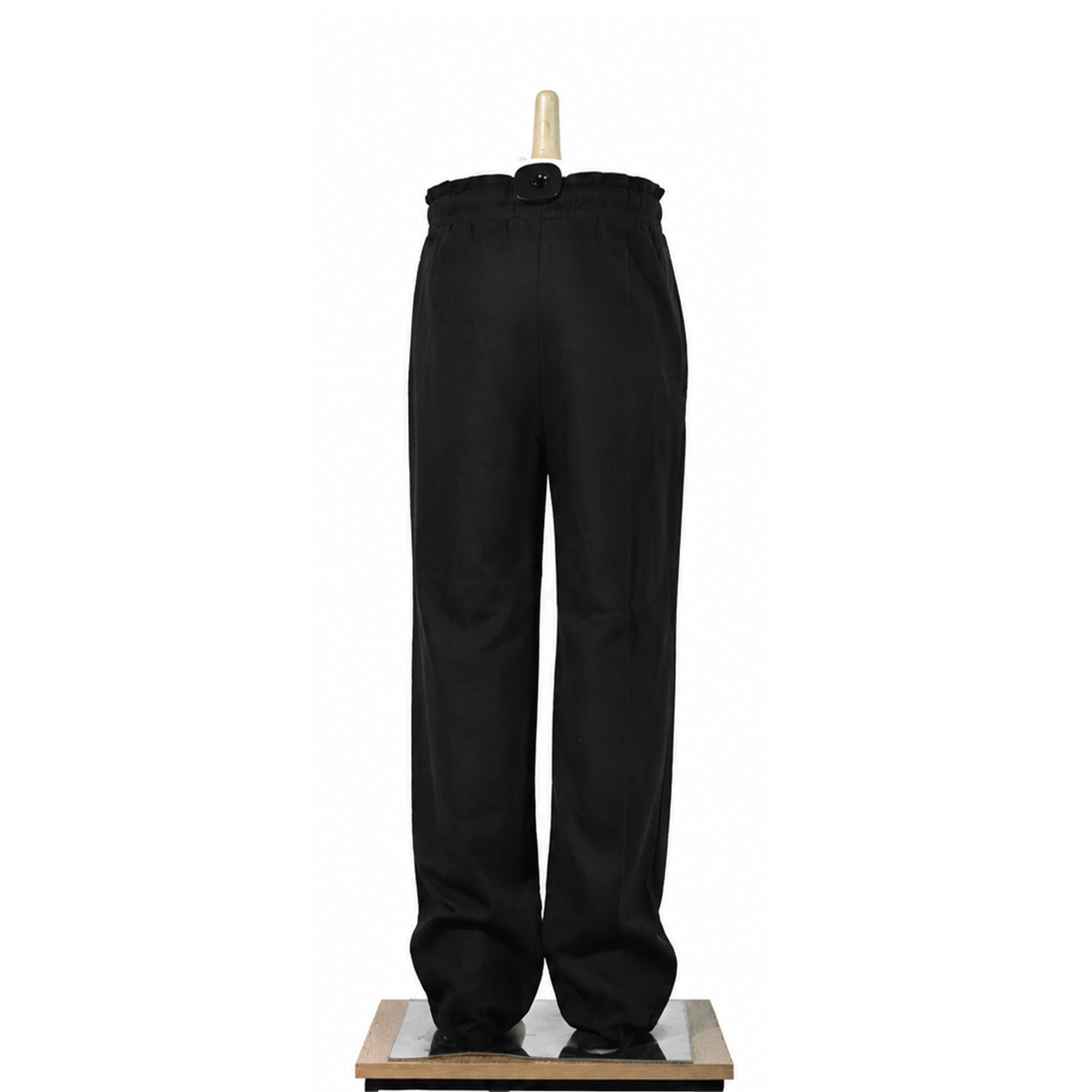 Premium Black Wide Leg Trousers