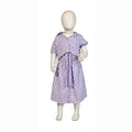 Purple Gingham Check Shirt Dress