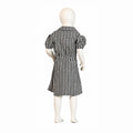 Black Gingham Check Shirt Dress