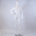 WesternStop Women's Ribbed Long Sleeve Bodysuit – Off-White