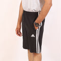 Three-Stripe Performance Training Shorts - Black