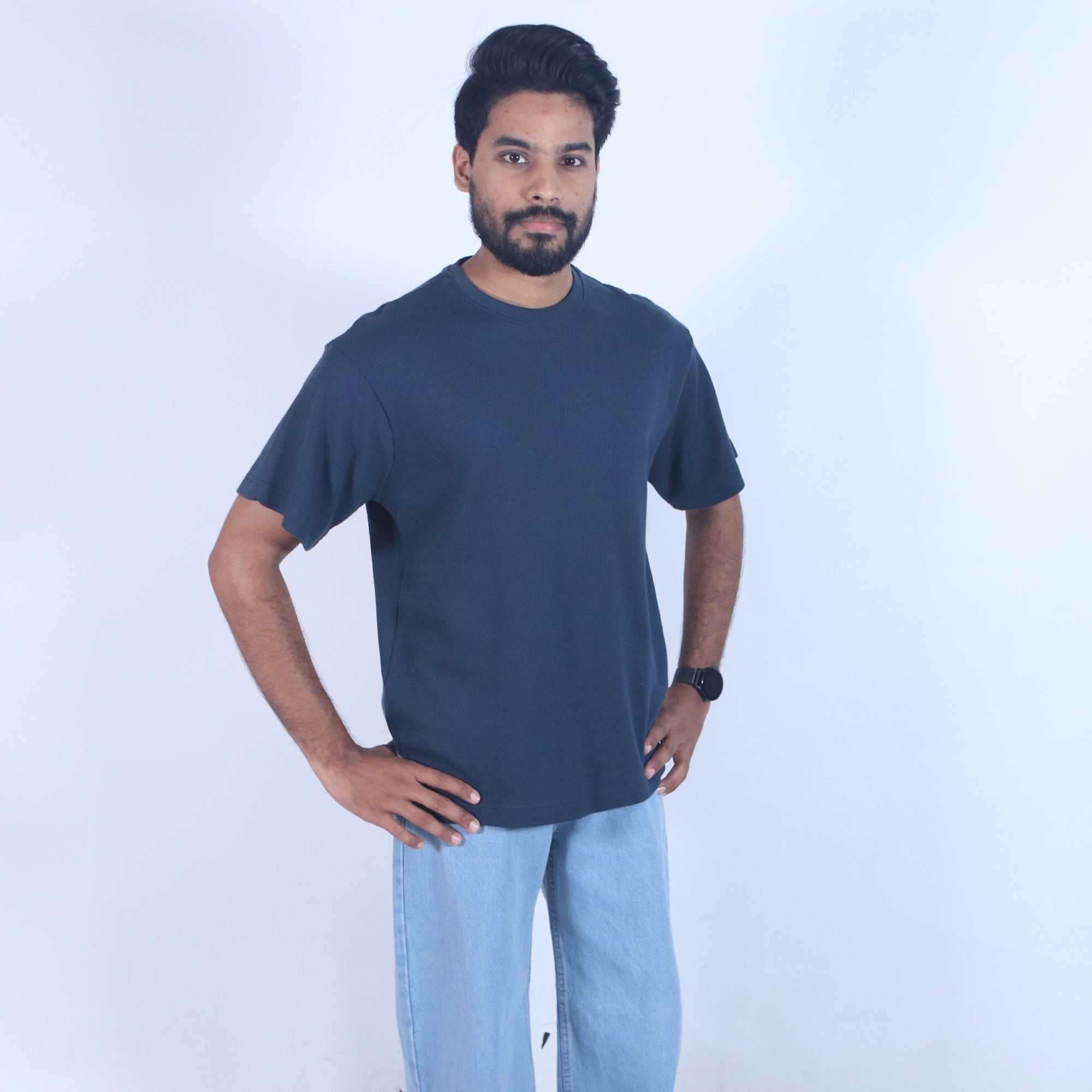 Westernstop Waffle Drop Shoulder T-Shirt