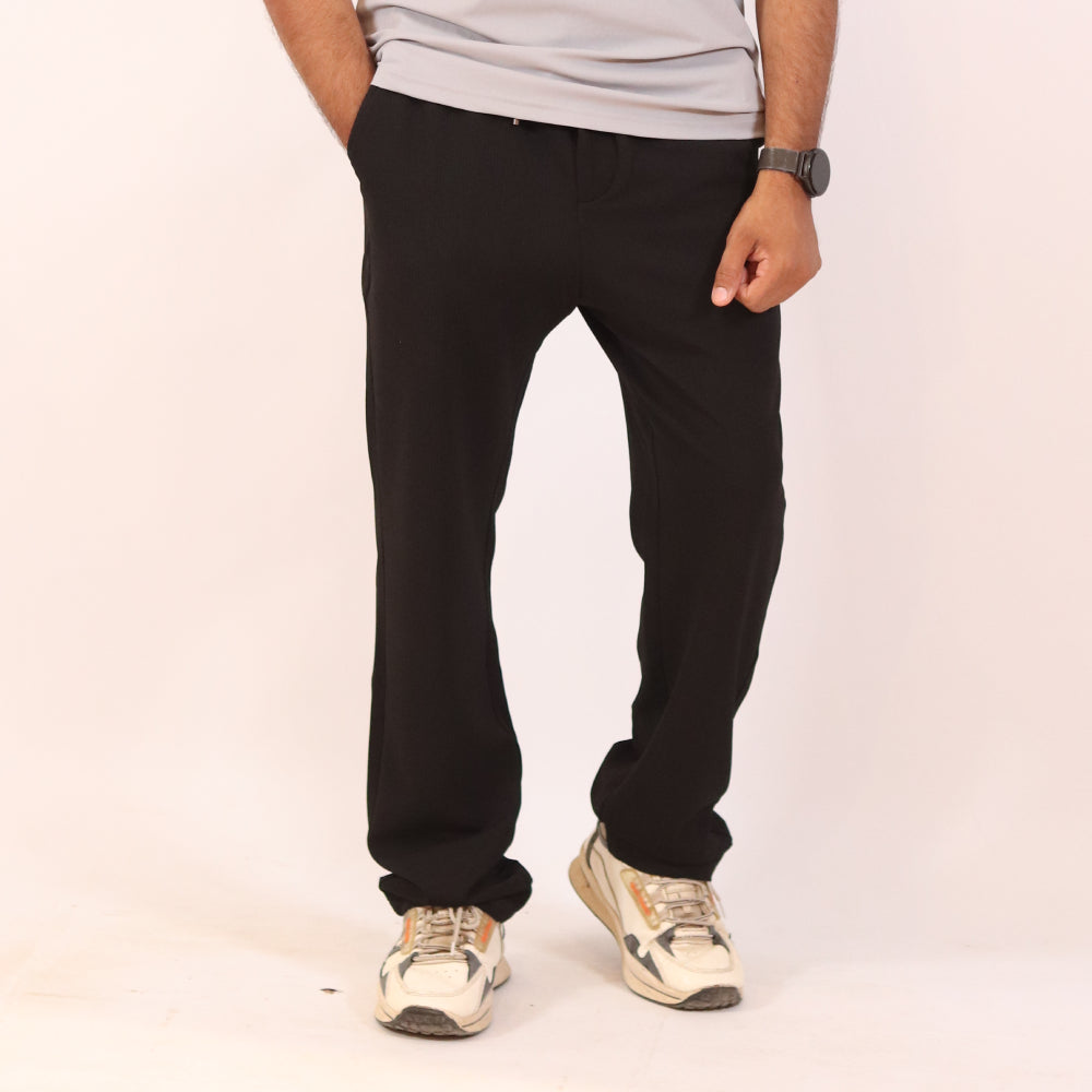 Men's All-Day Sporty Performance Track Suit - Light Grey & Black