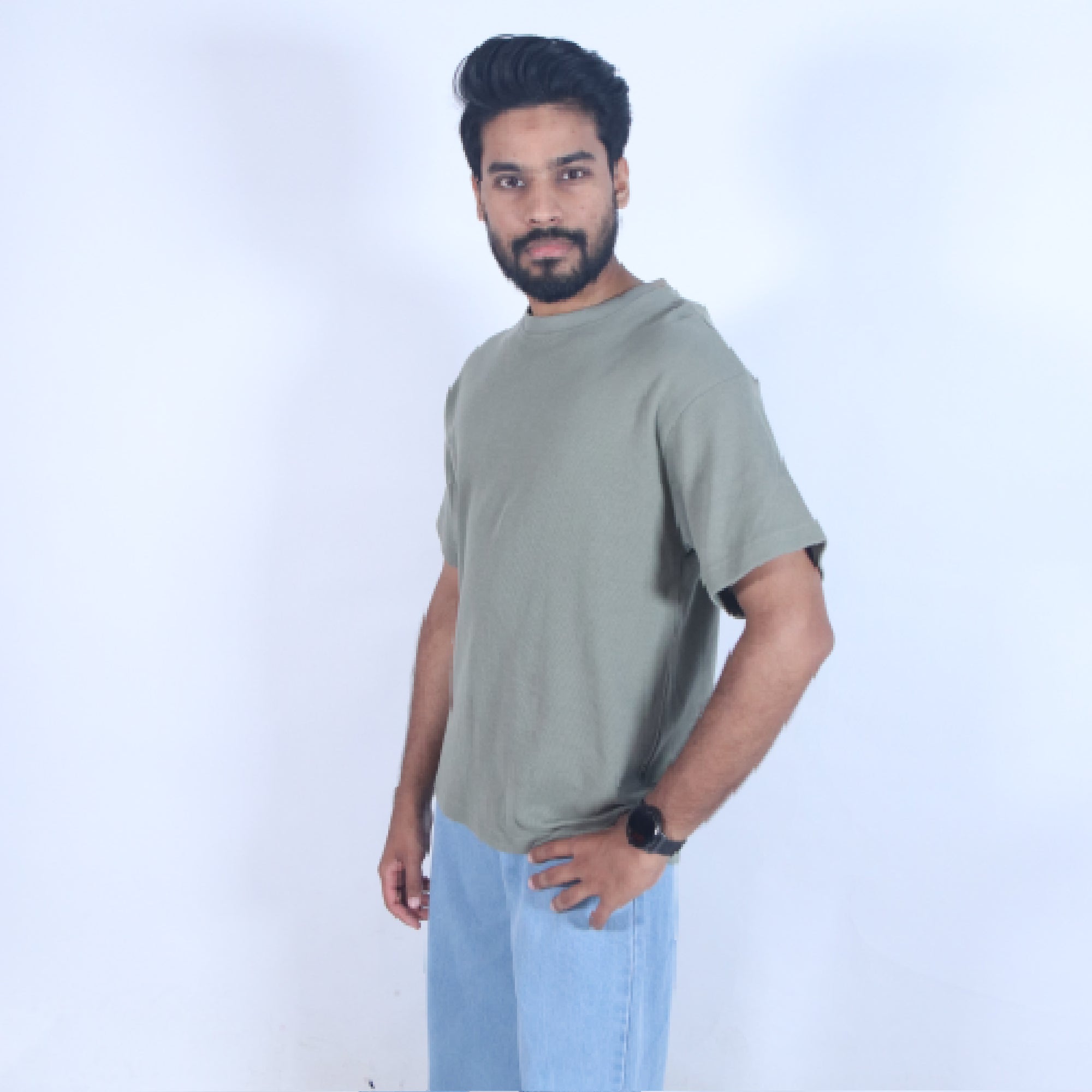 Westernstop Waffle Drop Shoulder T-Shirt