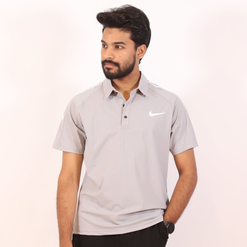 Men's All-Day Sporty Performance Track Suit - Light Grey & Black