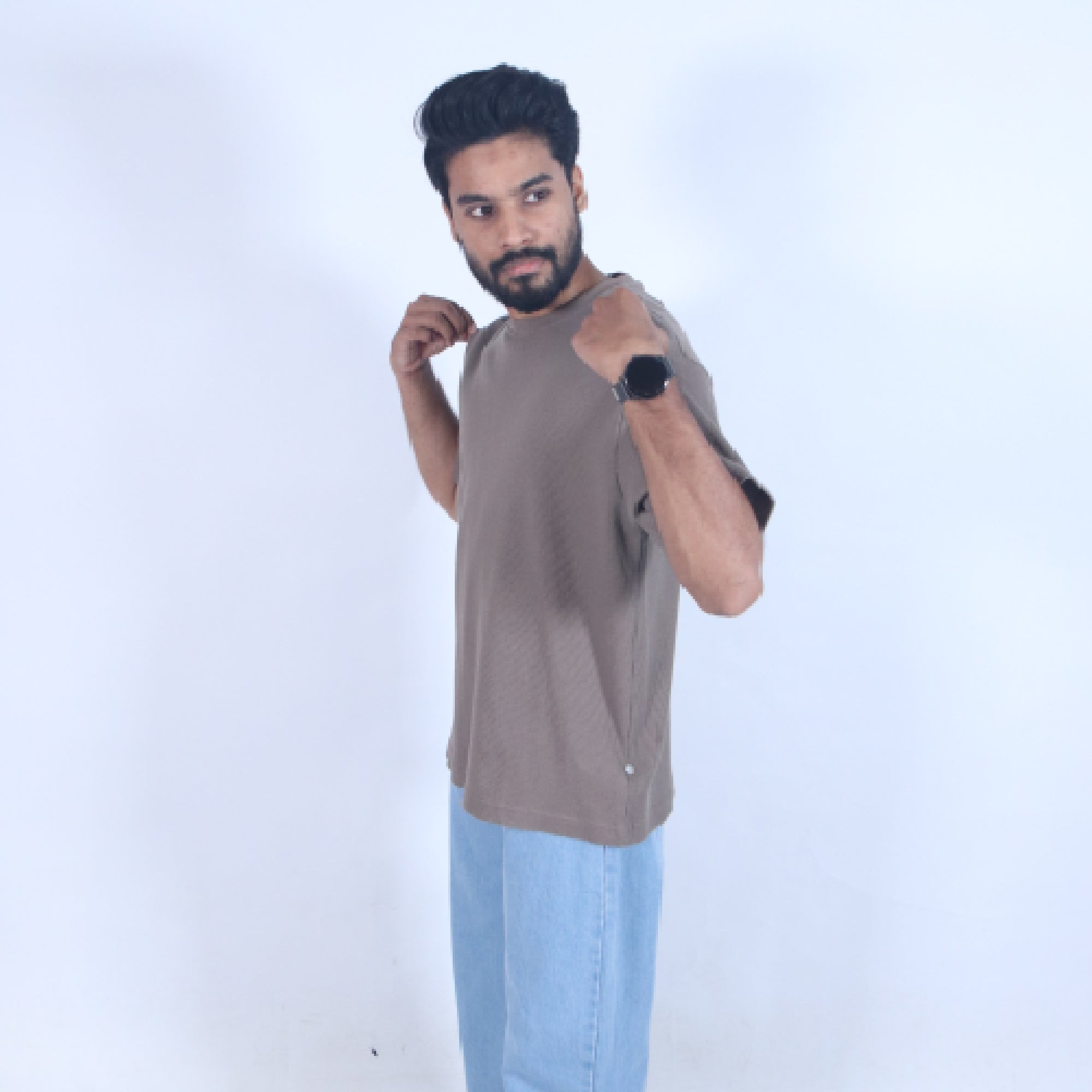 Westernstop Waffle Drop Shoulder T-Shirt