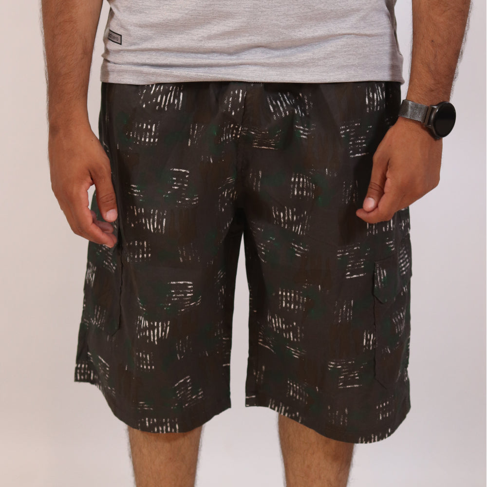 DryFit Abstract Camo Cargo Shorts for Men