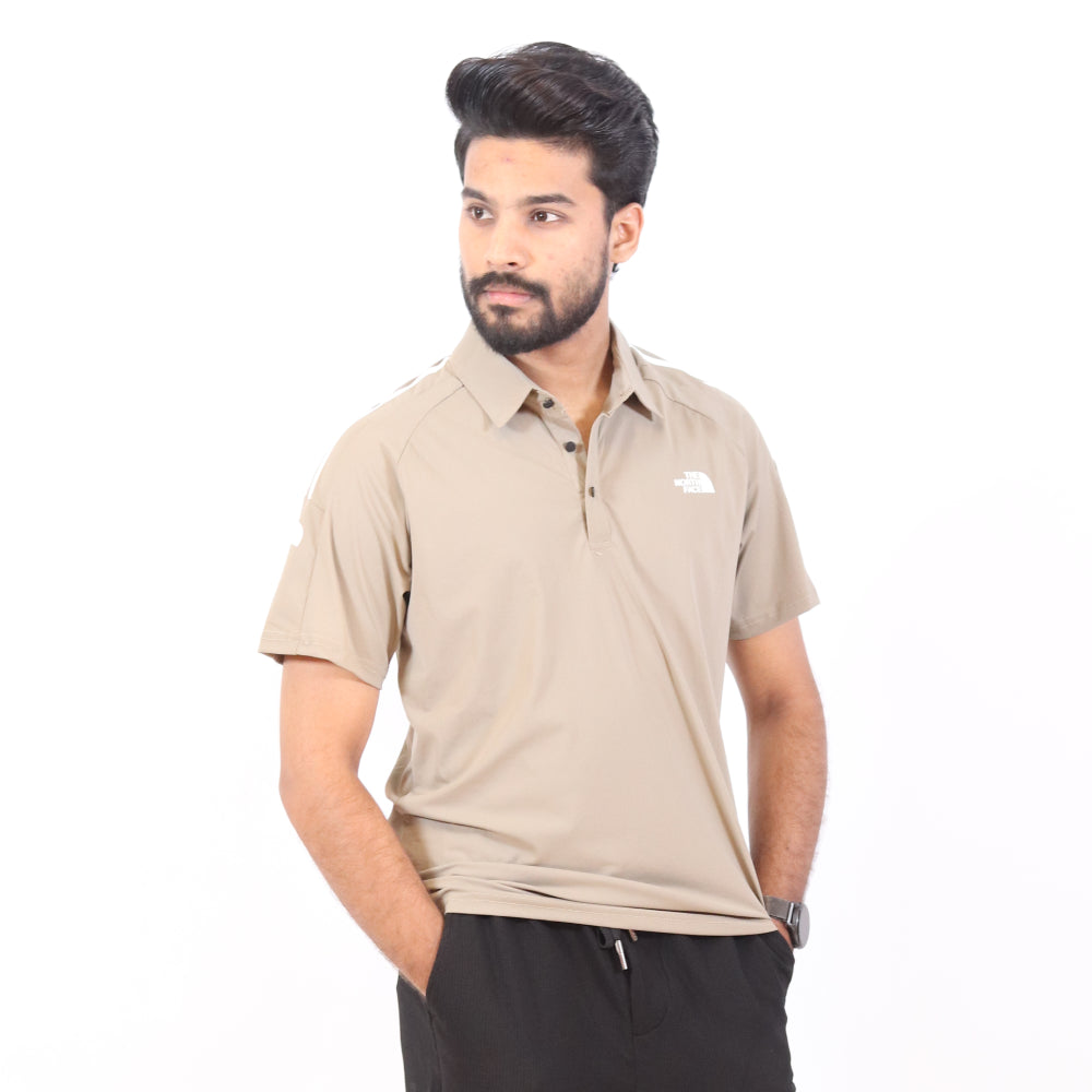 Men's All-Day Sporty Performance Track Suit - Beige & Black