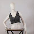 Comfort Fit Front-Zip Seamless Sports Bra