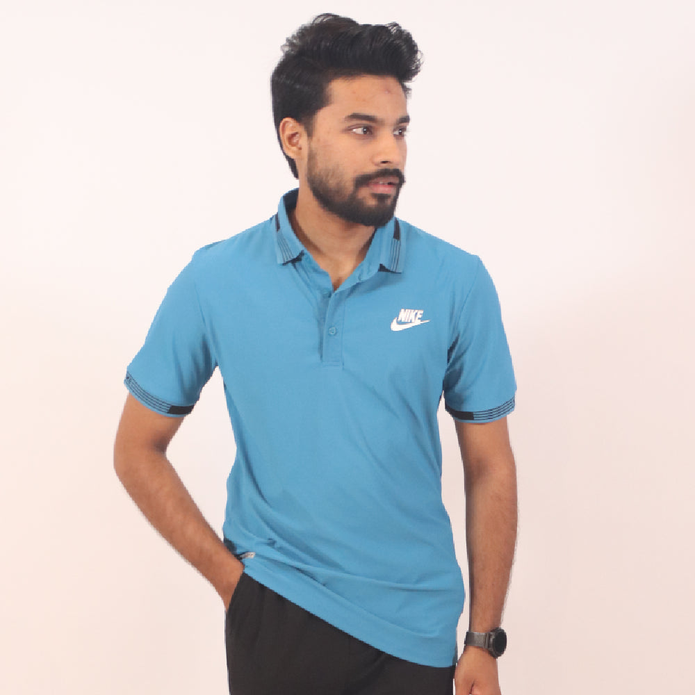 Men's All-Day Sporty Performance Track Suit - Blue & Black