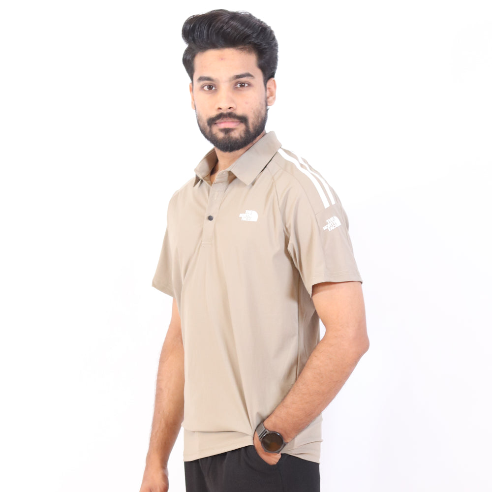 Men's All-Day Sporty Performance Track Suit - Beige & Black