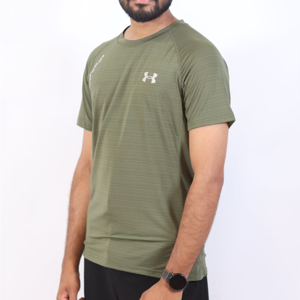 Men's All-Day Sporty Performance Track Suit - Olive & Black