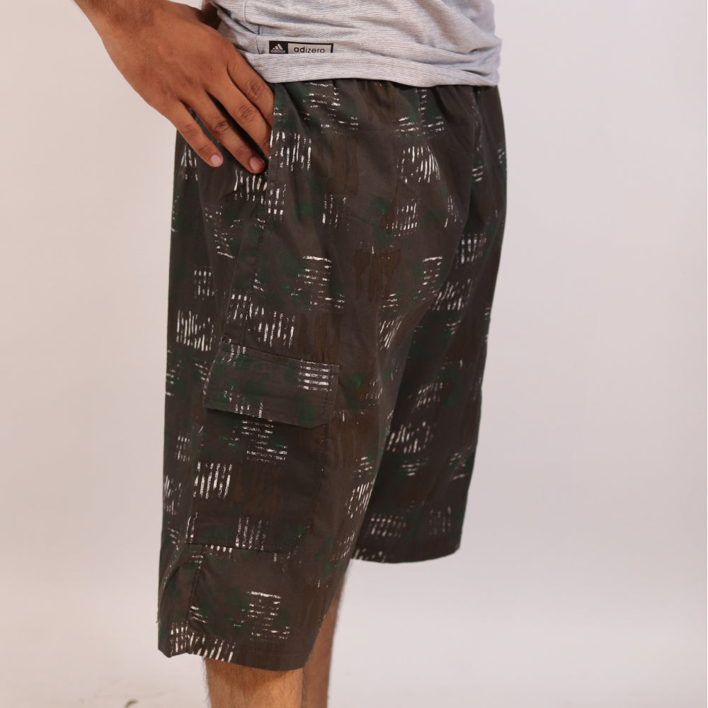 DryFit Abstract Camo Cargo Shorts for Men